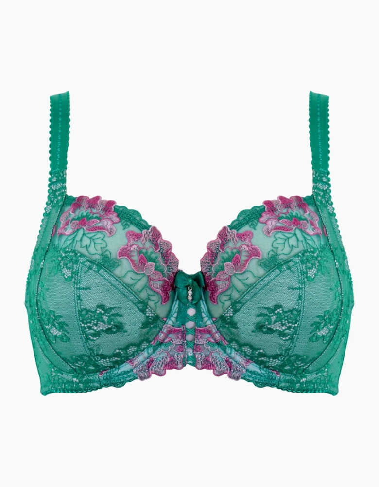 3827 Pour Moi Sofia Lace Embroidered Side Support Bra