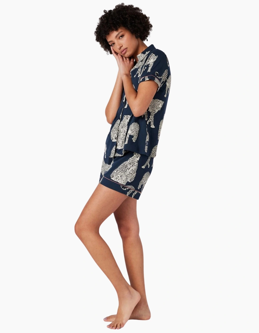 Cw3008rllp20 Chelsea Peers Organic Cotton Short Pyjama Set