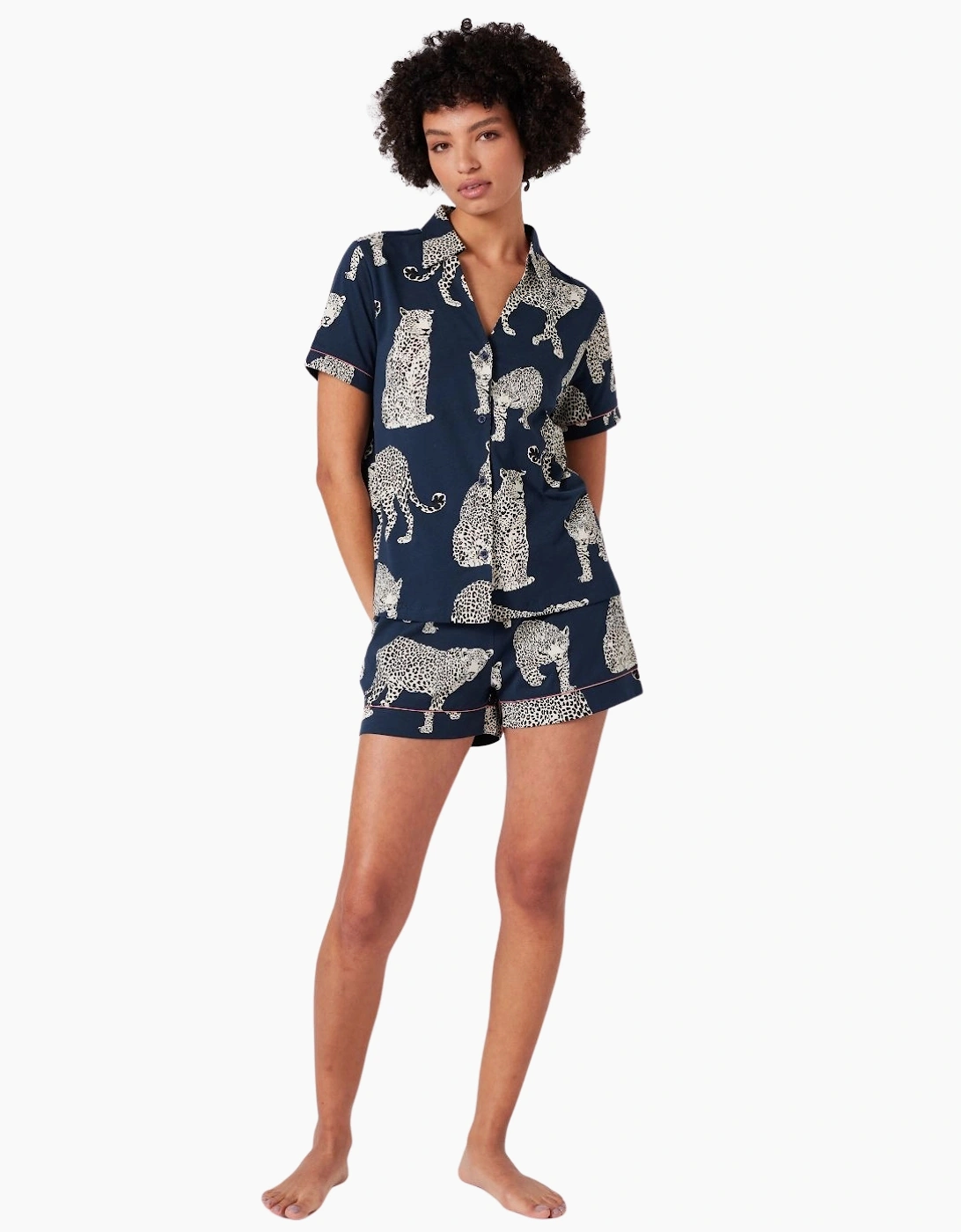 Cw3008rllp20 Chelsea Peers Organic Cotton Short Pyjama Set