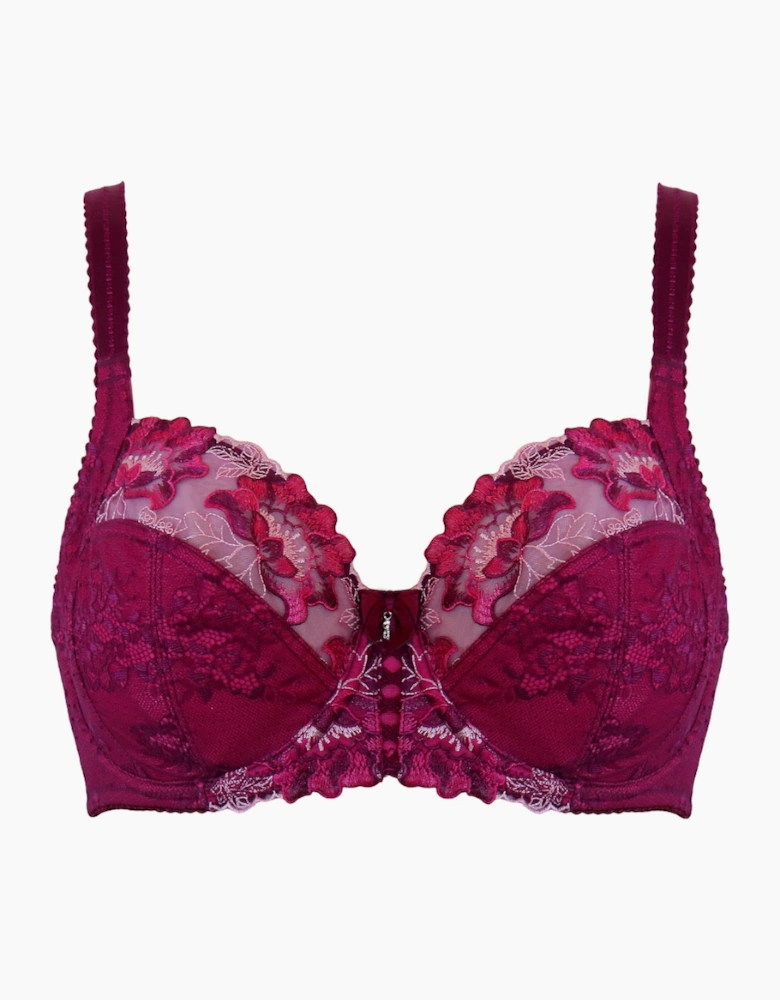 3827 Pour Moi Sofia Lace Embroidered Side Support Bra