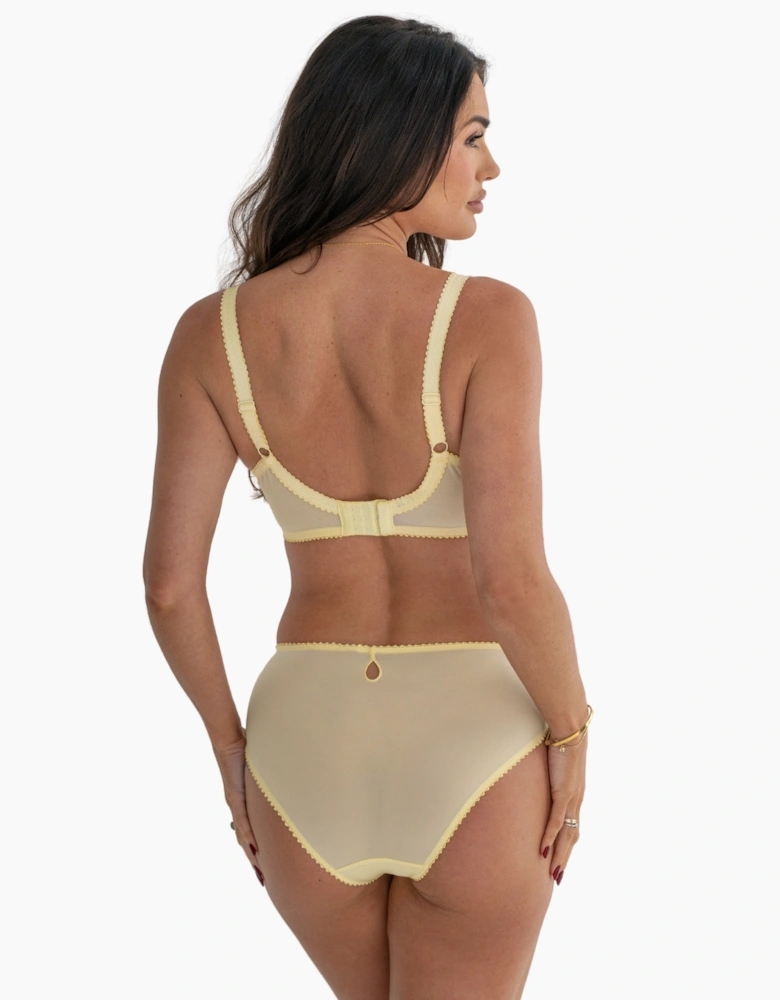 3827 Pour Moi Sofia Lace Embroidered Side Support Bra
