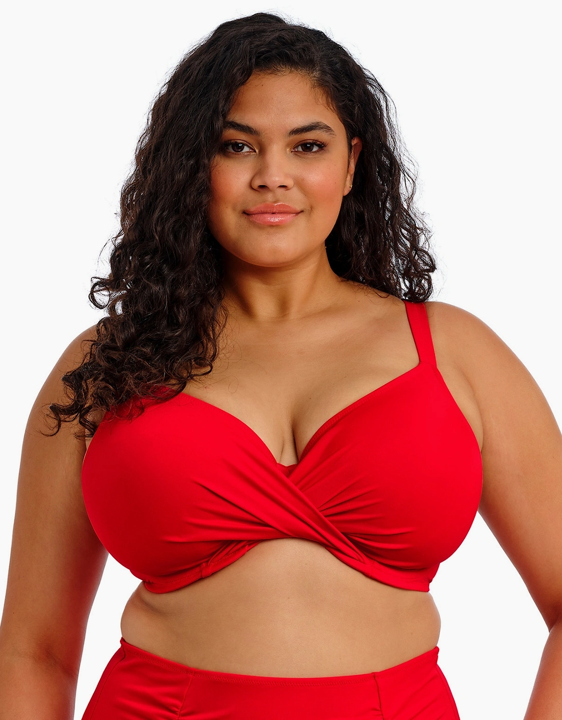 Es7285 Elomi Plain Sailing Underwired Plunge Bikini Top