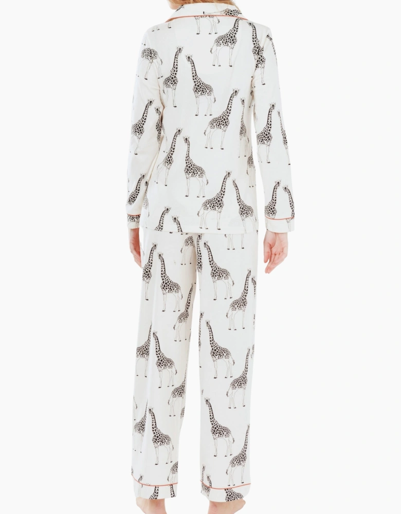 Cw1121rgra03 Chelsea Peers Organic Cotton Long Pyjama Set