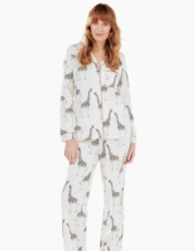 Cream Giraffe Print