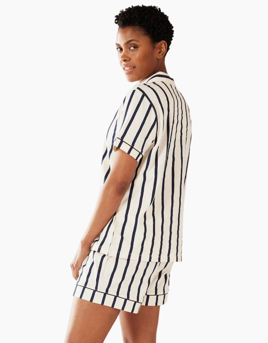 Cw2008rstp20 Chelsea Peers Organic Cotton Short Pyjama Set