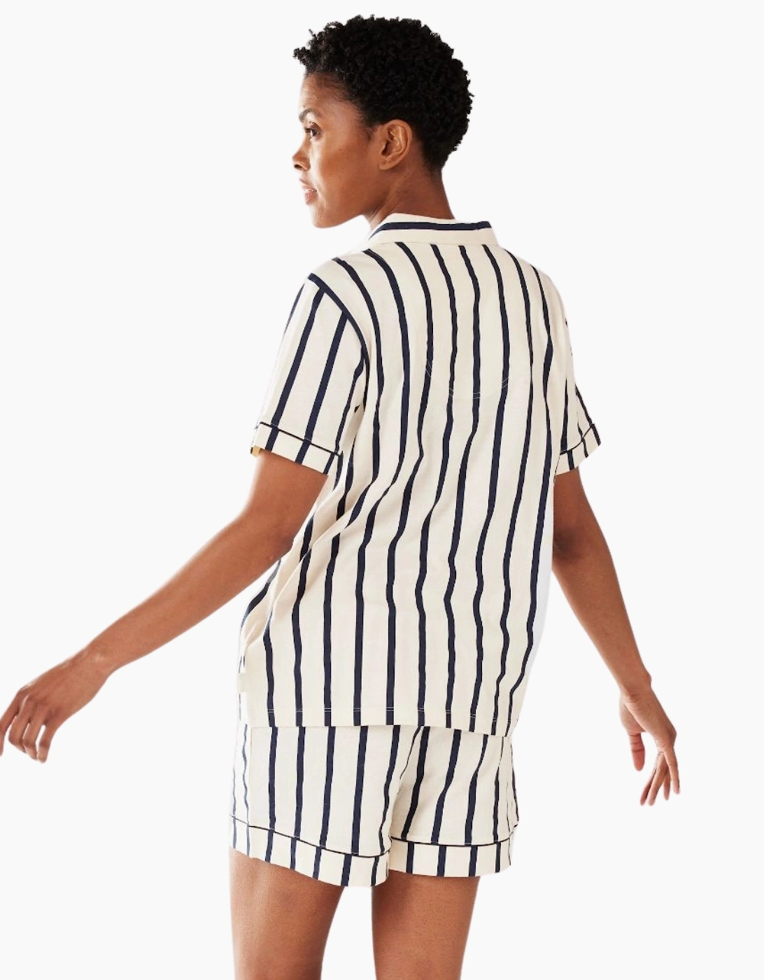 Cw2008rstp20 Chelsea Peers Organic Cotton Short Pyjama Set