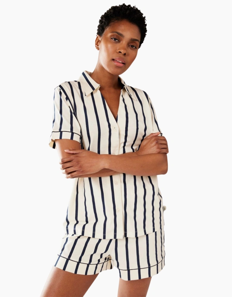 Cw2008rstp20 Chelsea Peers Organic Cotton Short Pyjama Set