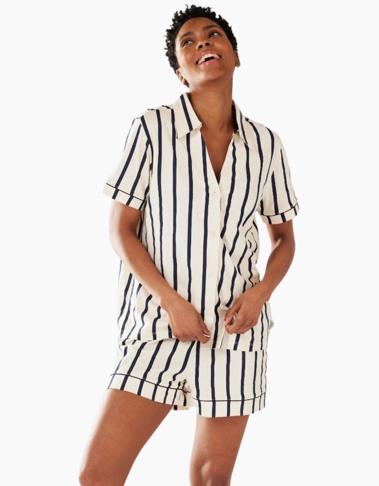Cw2008rstp20 Chelsea Peers Organic Cotton Short Pyjama Set