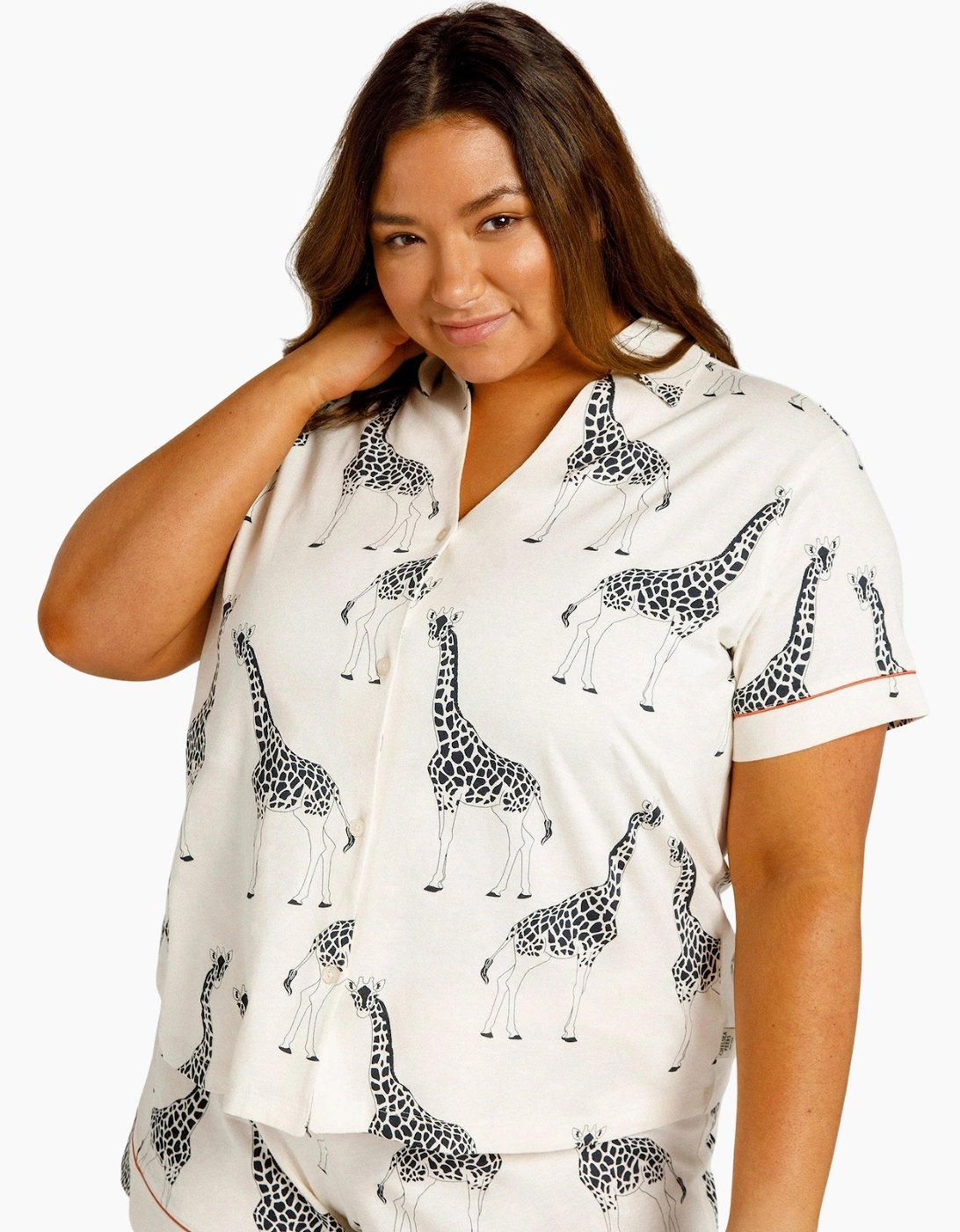 Cw1120cgra03 Chelsea Peers Curve Organic Cotton Short Pyjama Set