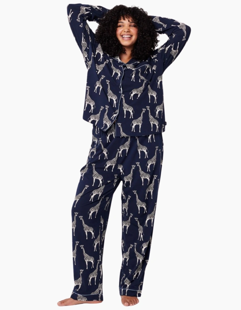 Cw3007rgra20 Chelsea Peers Organic Cotton Long Pyjama Set
