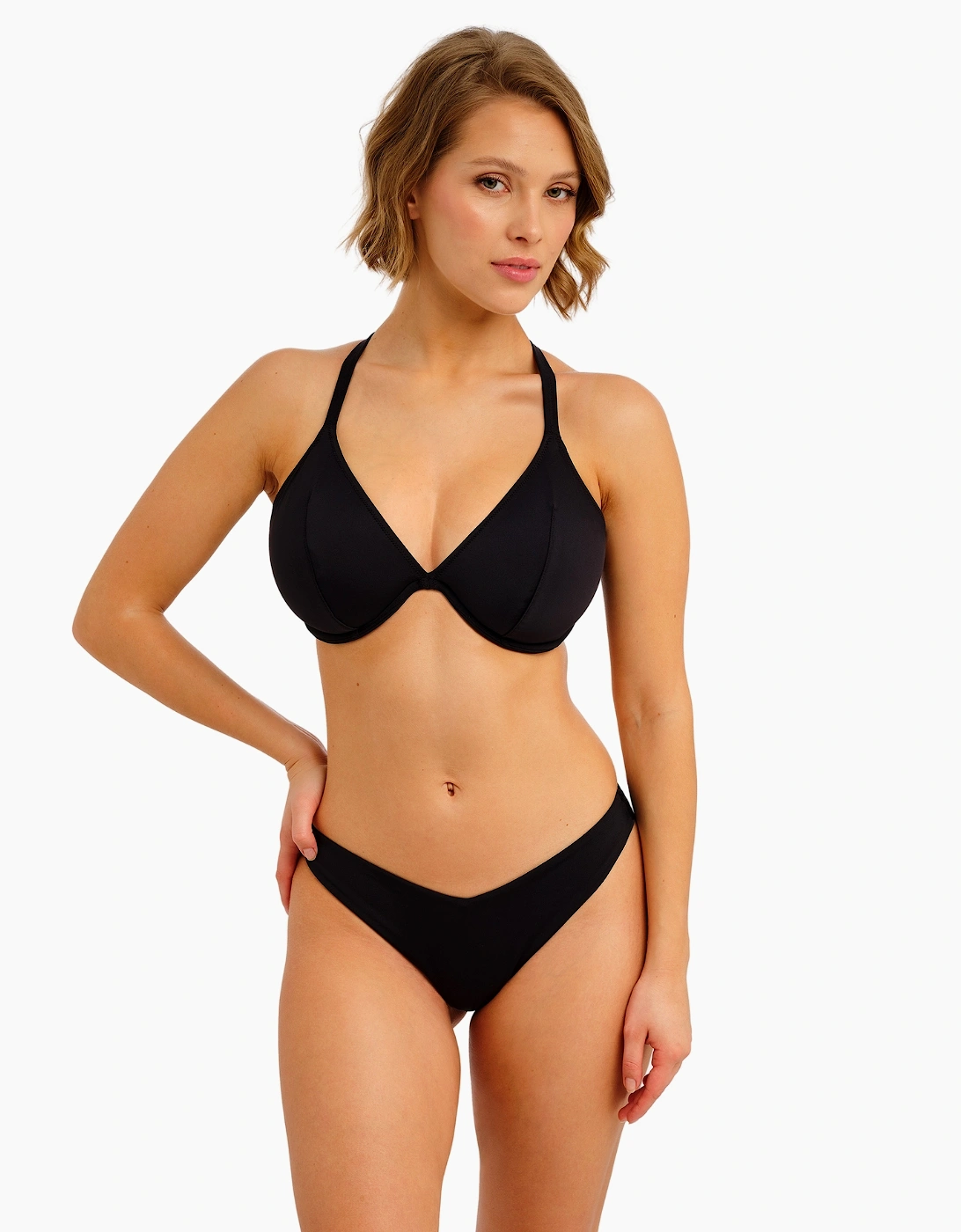 As7226 Freya Jewel Cove Plunge Bikini Top