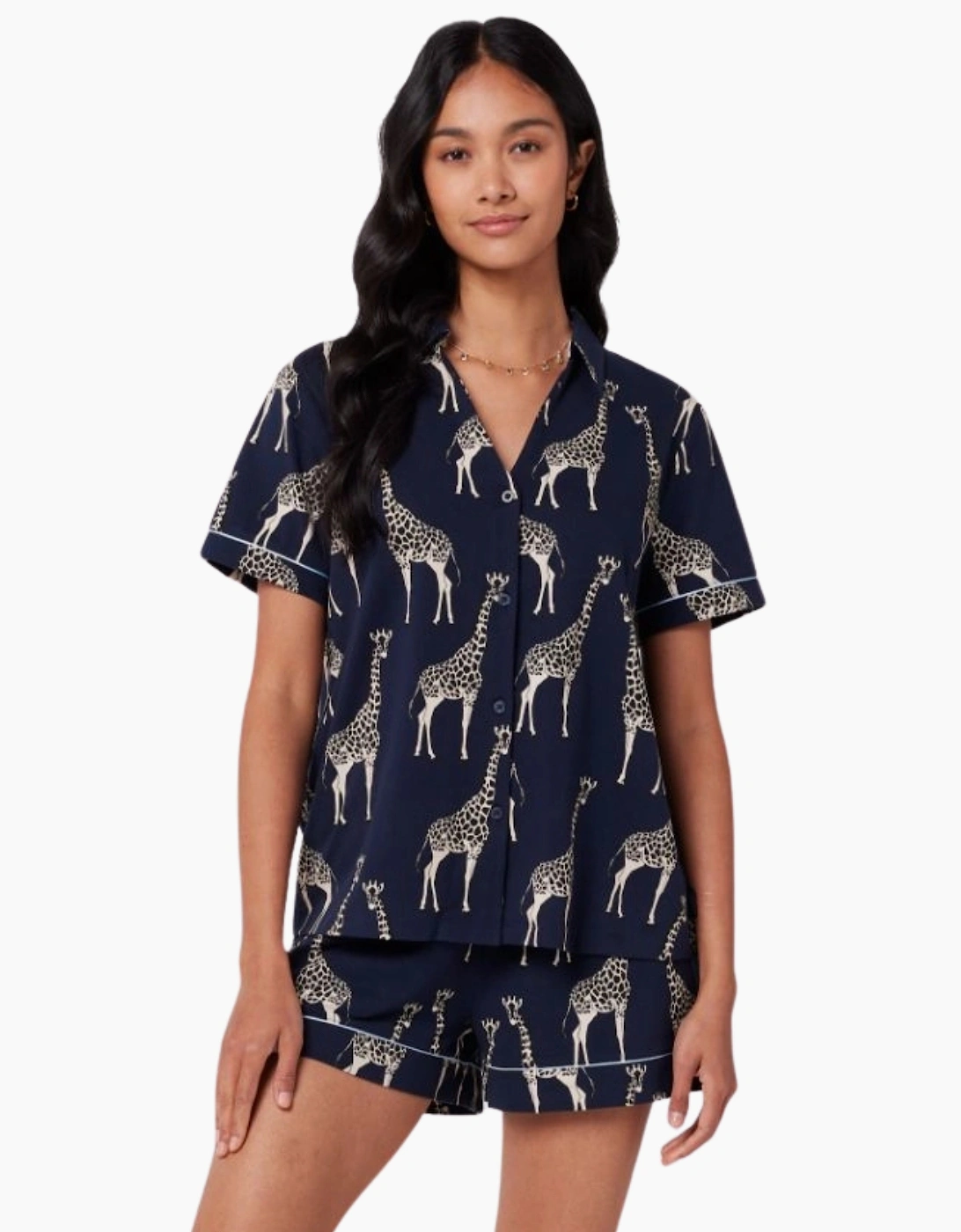 Cw3008rgra20 Chelsea Peers Organic Cotton Short Pyjama Set