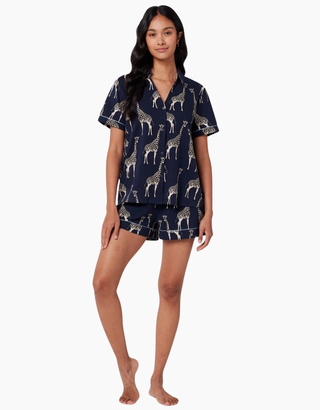 Cw3008rgra20 Chelsea Peers Organic Cotton Short Pyjama Set