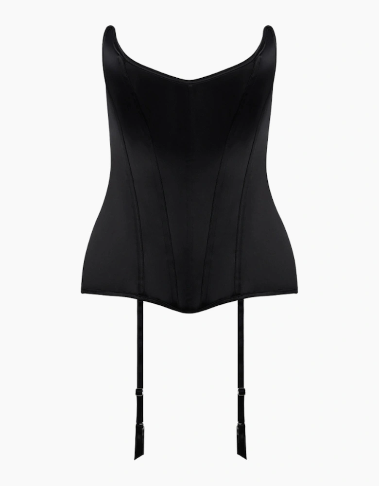 Hd05813b House Of Desire Juliet Satin Full Boning Scoop Neck Corset