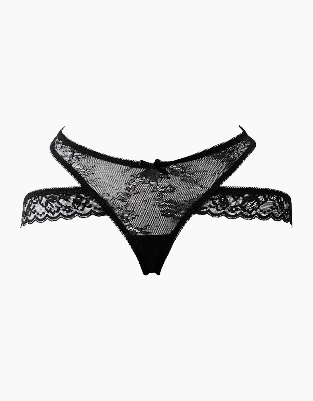 Hd02809d House Of Desire Kiki Strappy & Backless Lace Tanga Brief