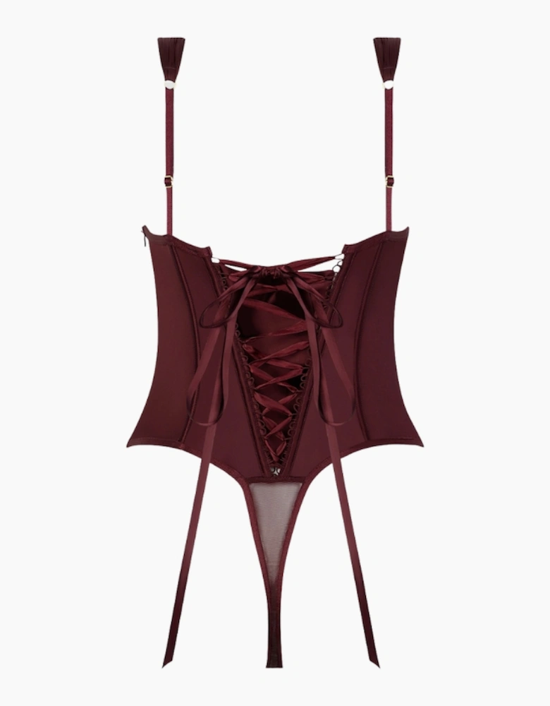 Hd05604a House Of Desire Brigeta Satin Draped Push Up Teddy