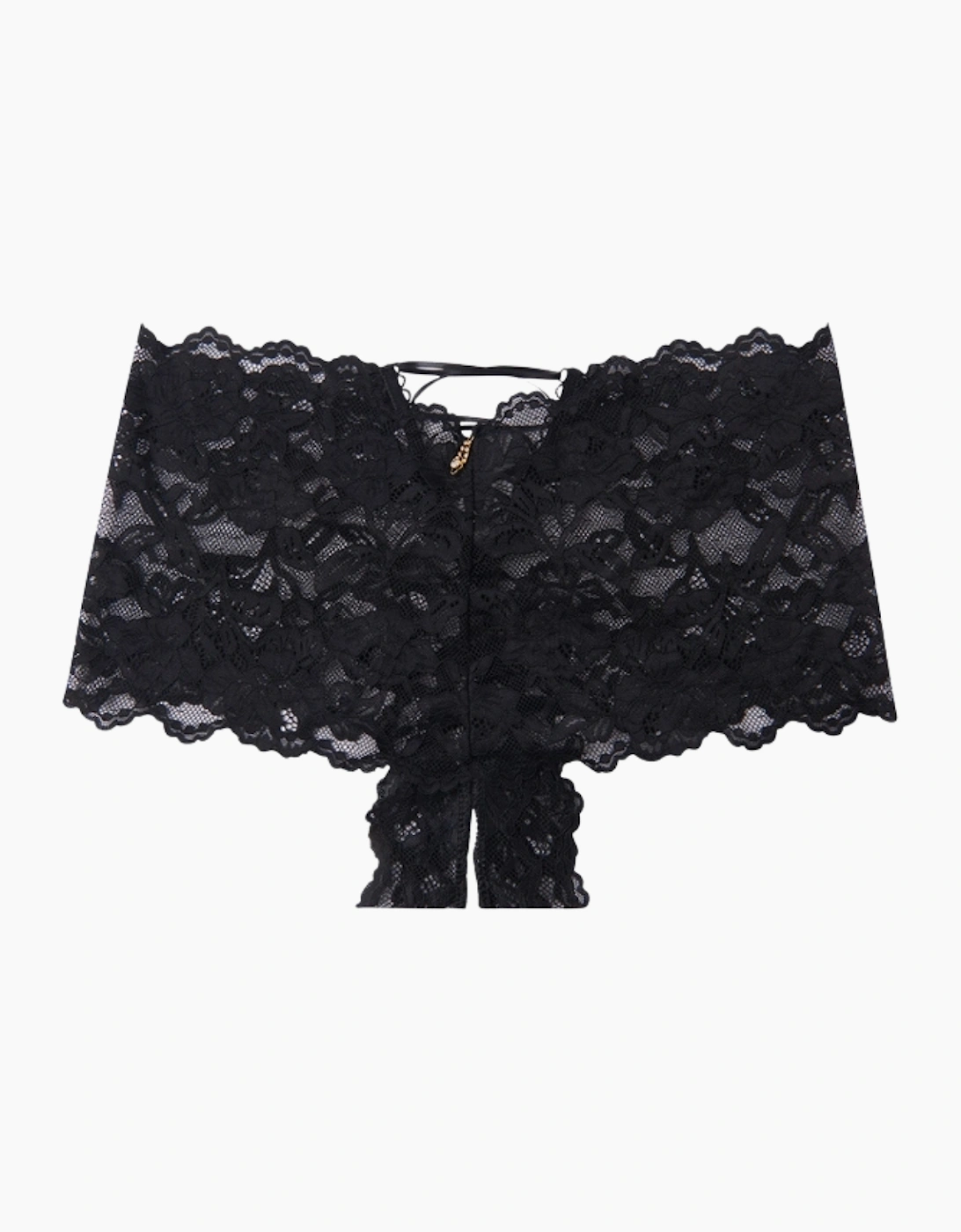 Hd02209b House Of Desire Bella Lace Crotchless Cheeky Brazilian Brief