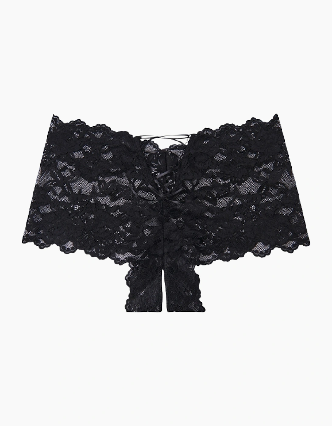 Hd02209b House Of Desire Bella Lace Crotchless Cheeky Brazilian Brief