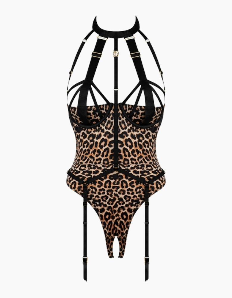 Hd01704a House Of Desire Devon Micro Strappy Harness Teddy