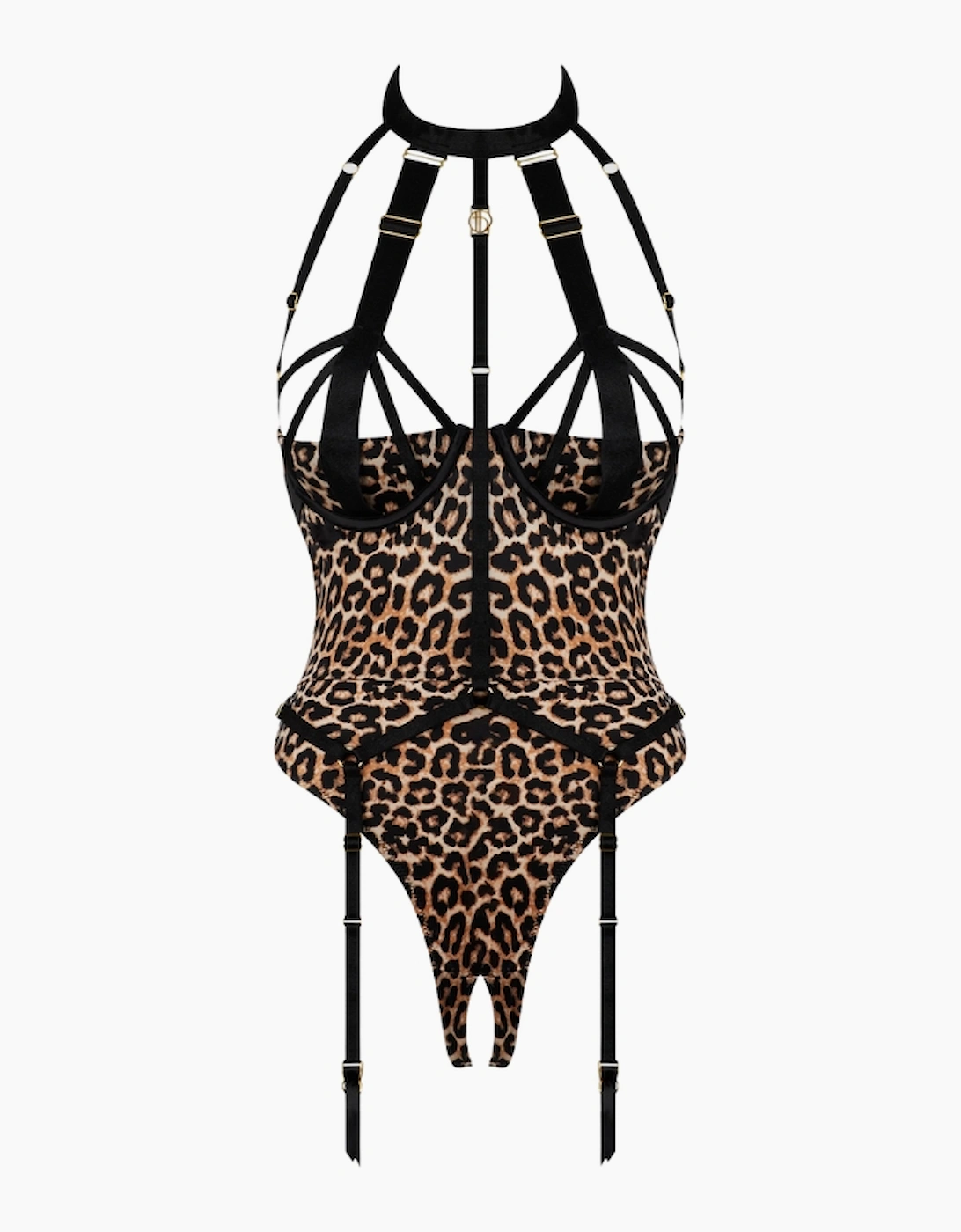 Hd01704a House Of Desire Devon Micro Strappy Harness Teddy