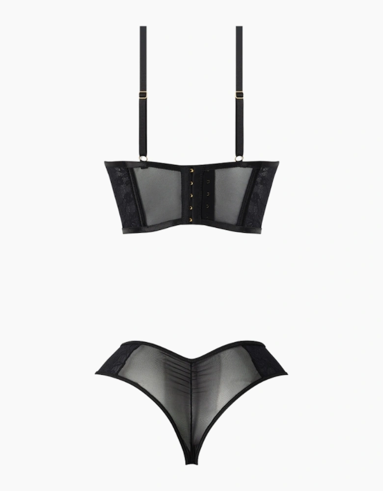 Hd00901a House Of Desire Gia Lace Open Cup Bra & Panty Set