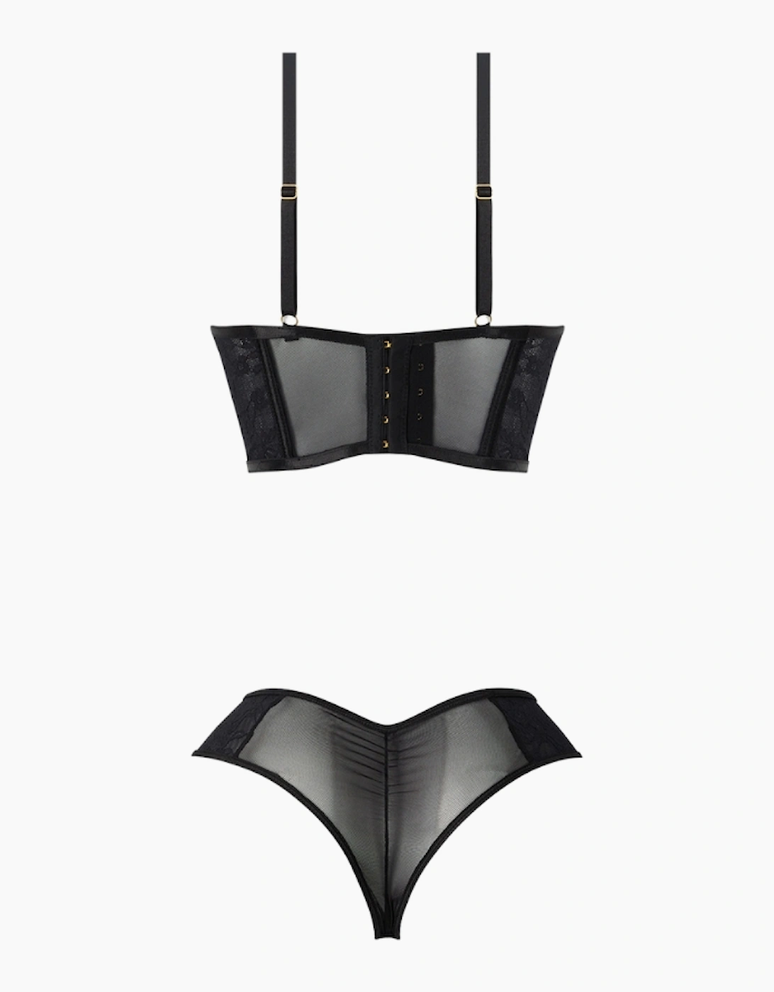 Hd00901a House Of Desire Gia Lace Open Cup Bra & Panty Set