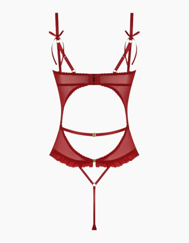 Hd07004a House Of Desire Angelina Embroidery Cut Out Teddy