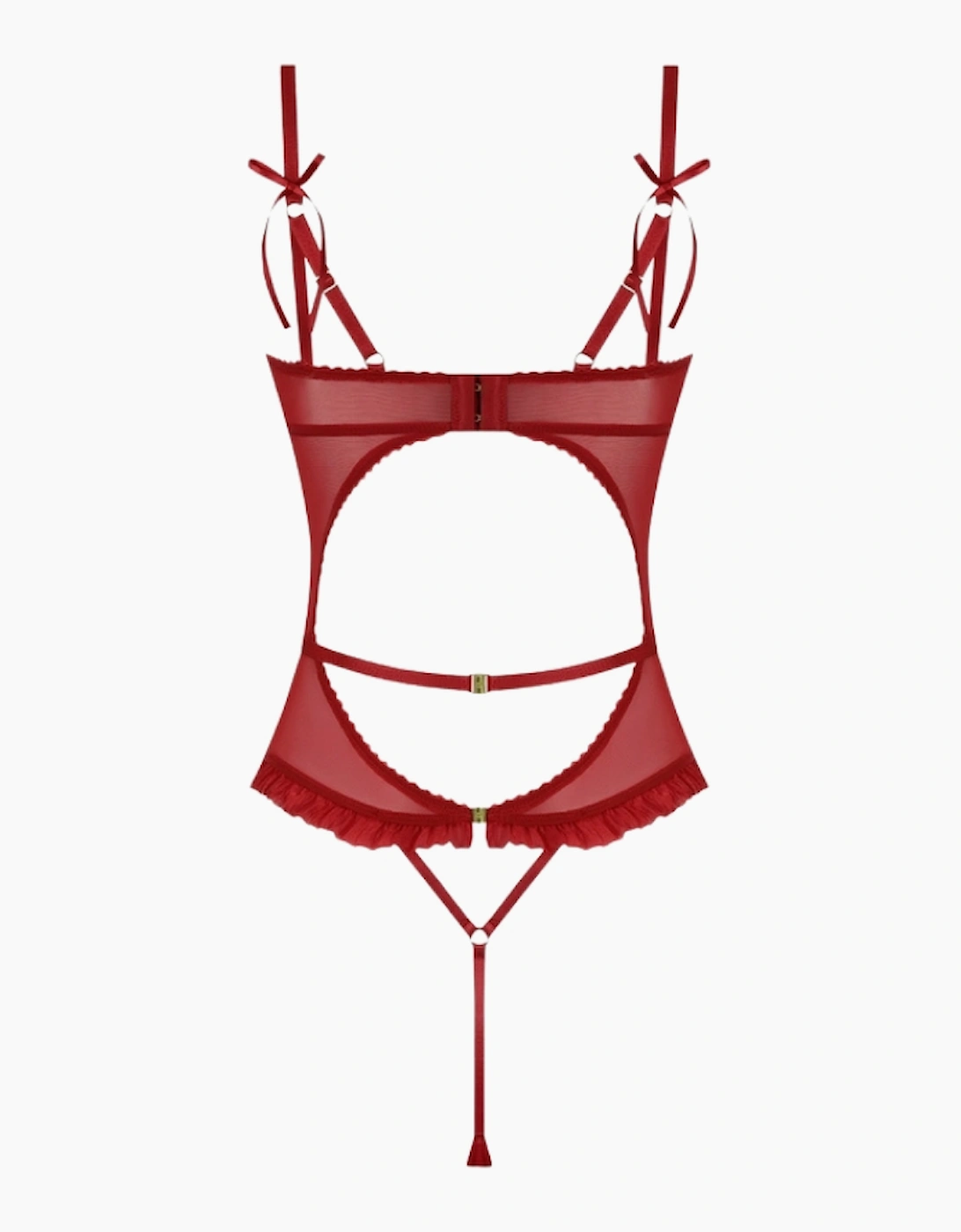 Hd07004a House Of Desire Angelina Embroidery Cut Out Teddy