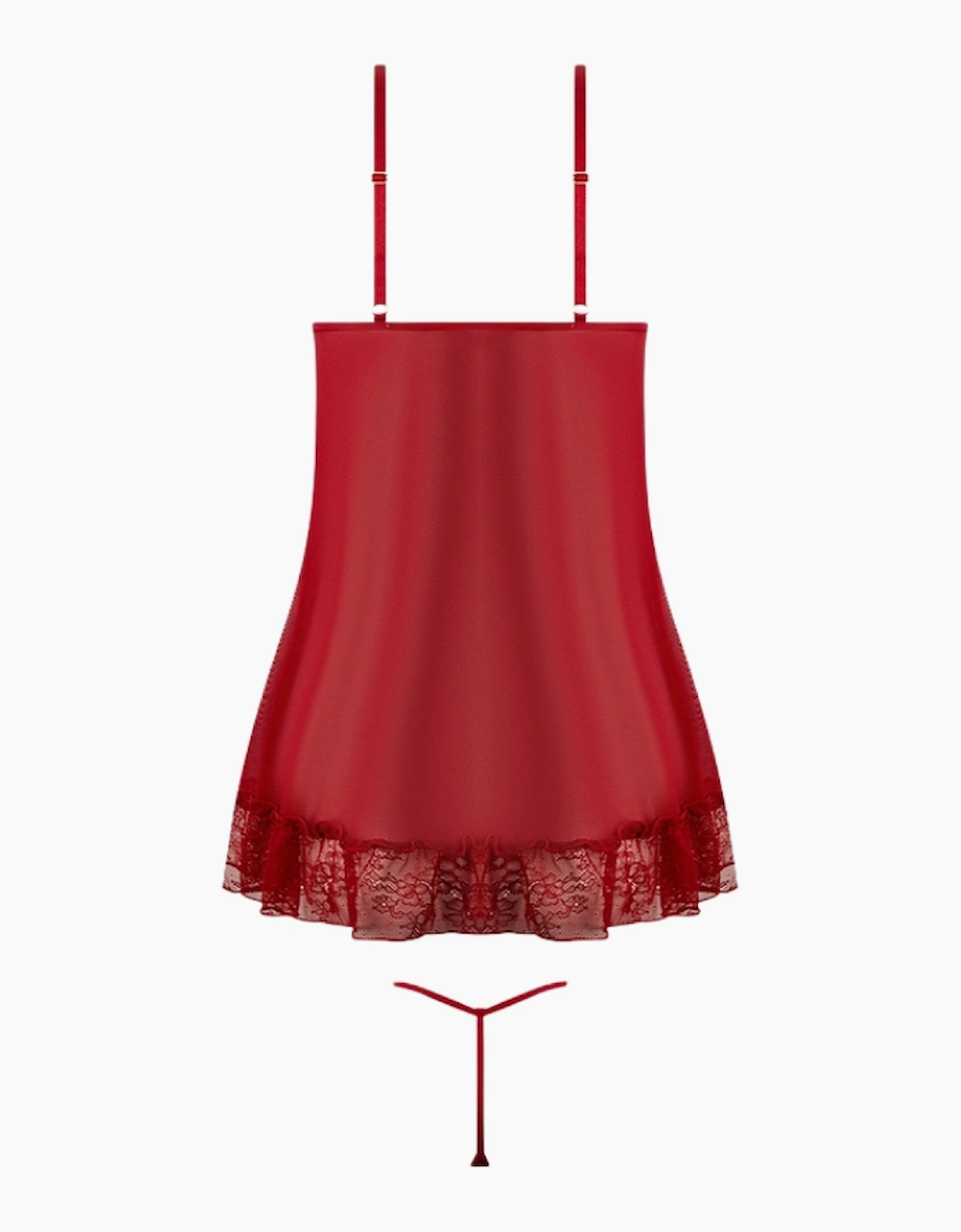 Hd02805a House Of Desire Kiki Lace Babydoll & Thong Set