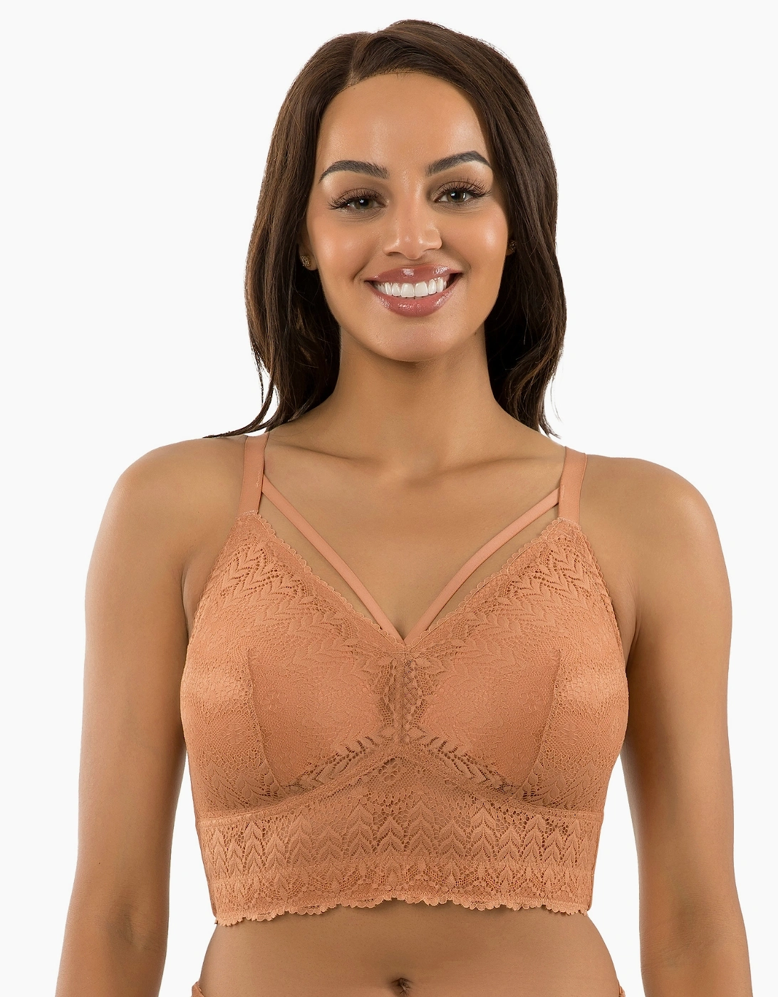 P5951 Parfait Mia Lace Wire Free Padded Bralette