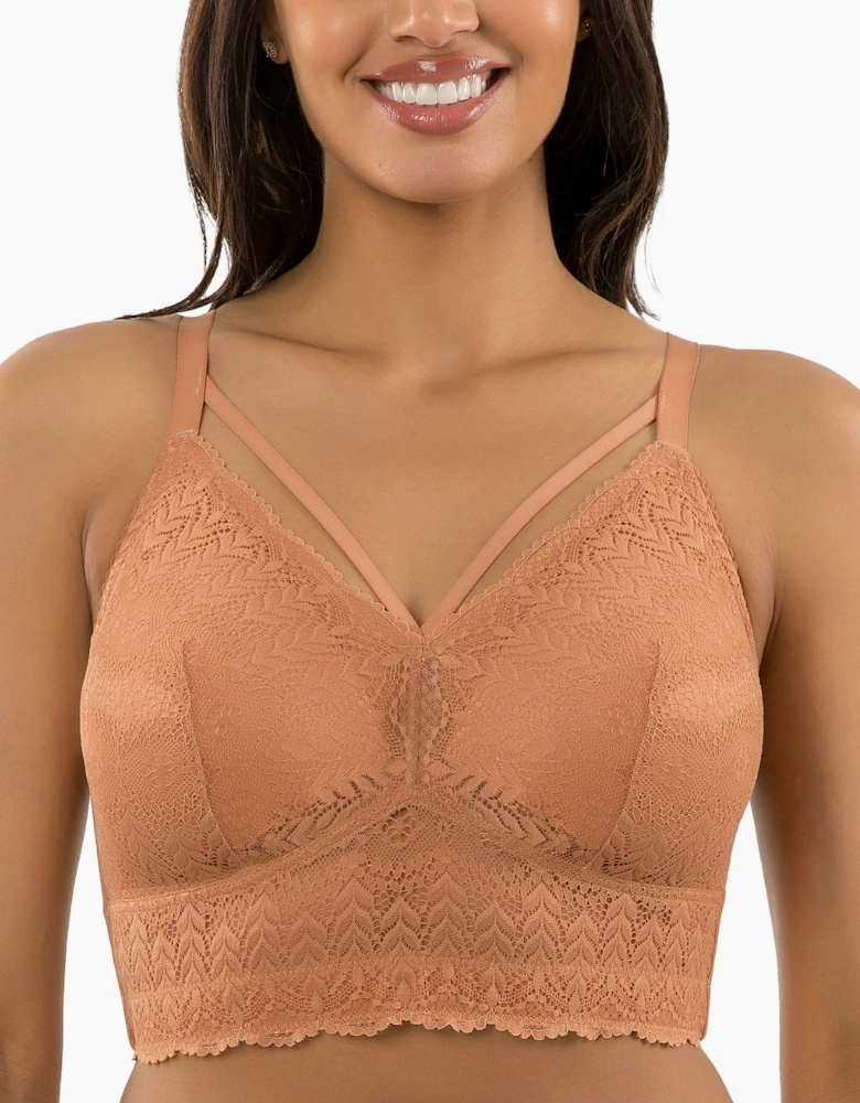 P5951 Parfait Mia Lace Wire Free Padded Bralette