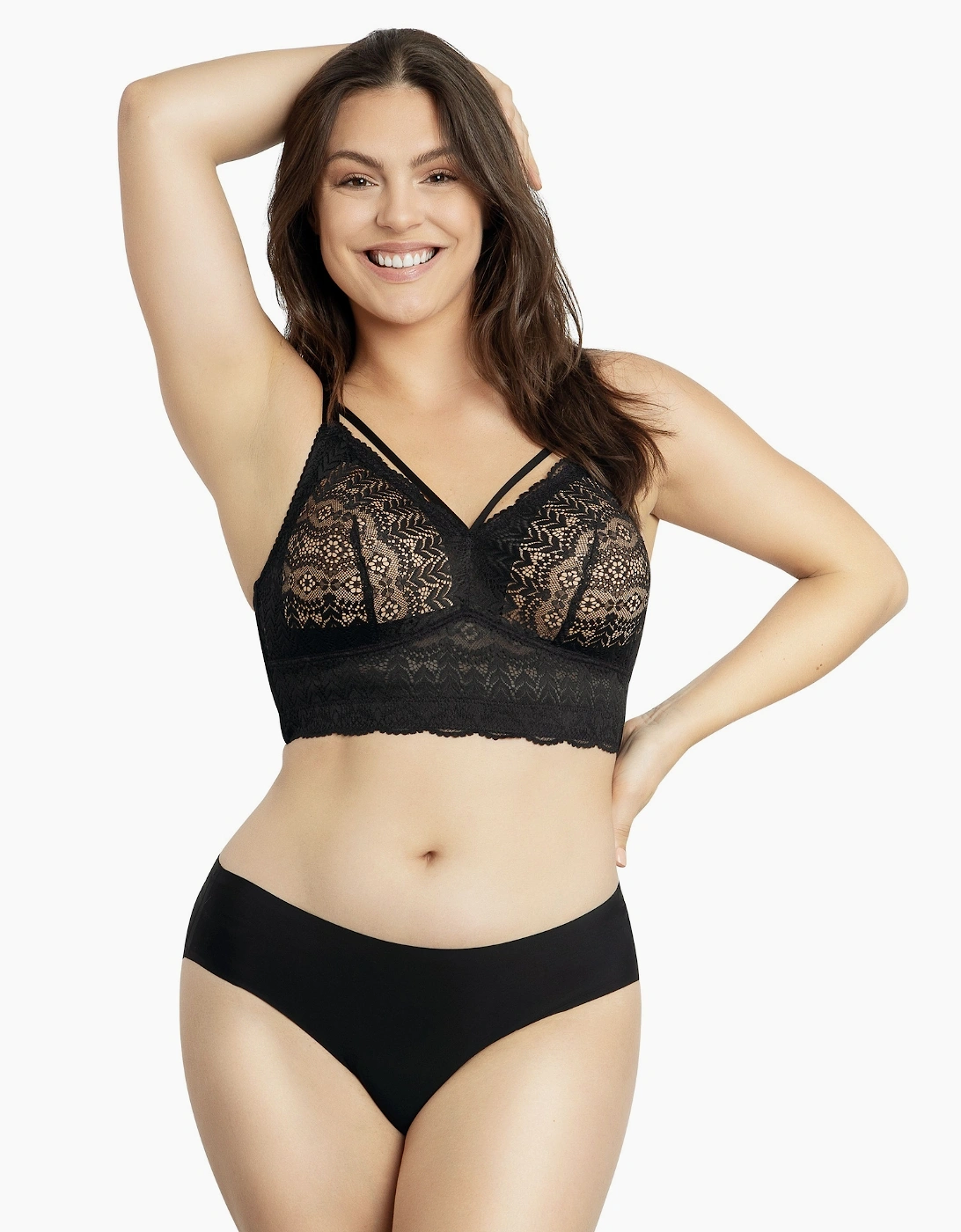 P5951 Parfait Mia Lace Wire Free Padded Bralette