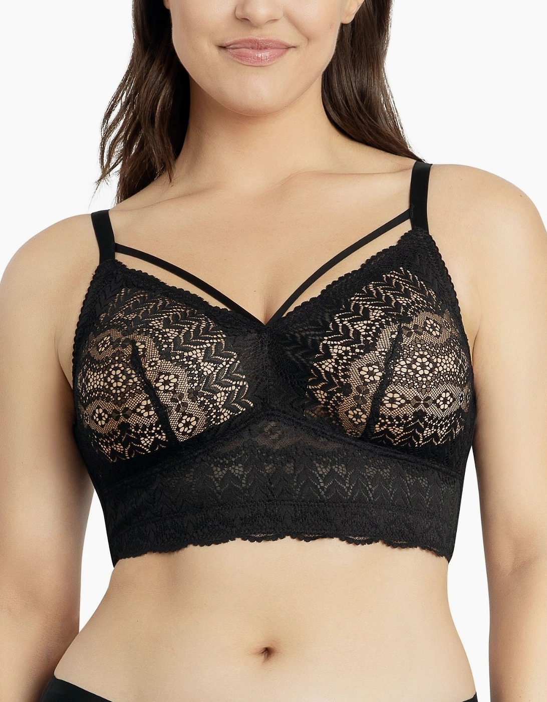 P5951 Parfait Mia Lace Wire Free Padded Bralette
