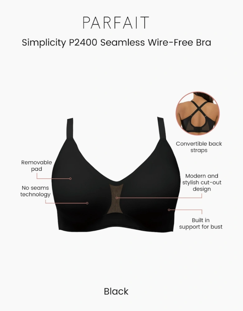 P2400 Parfait Simplicity Seamless Wire-Free Bra