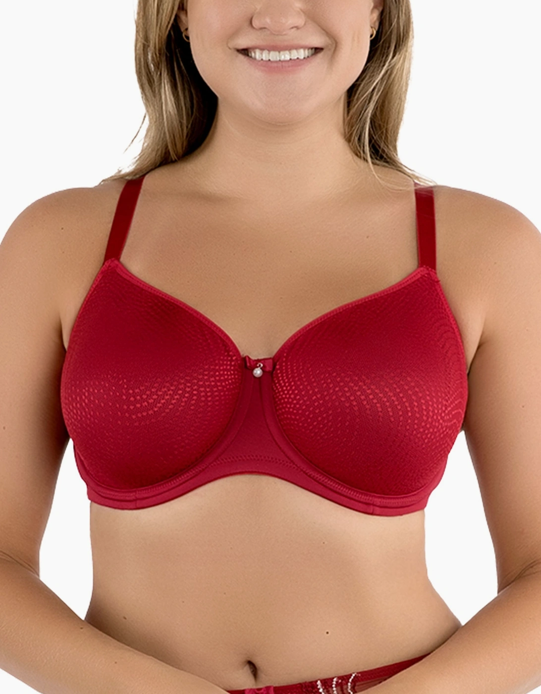 P60921 Parfait Pearl Unlined Seamless Minimiser Bra