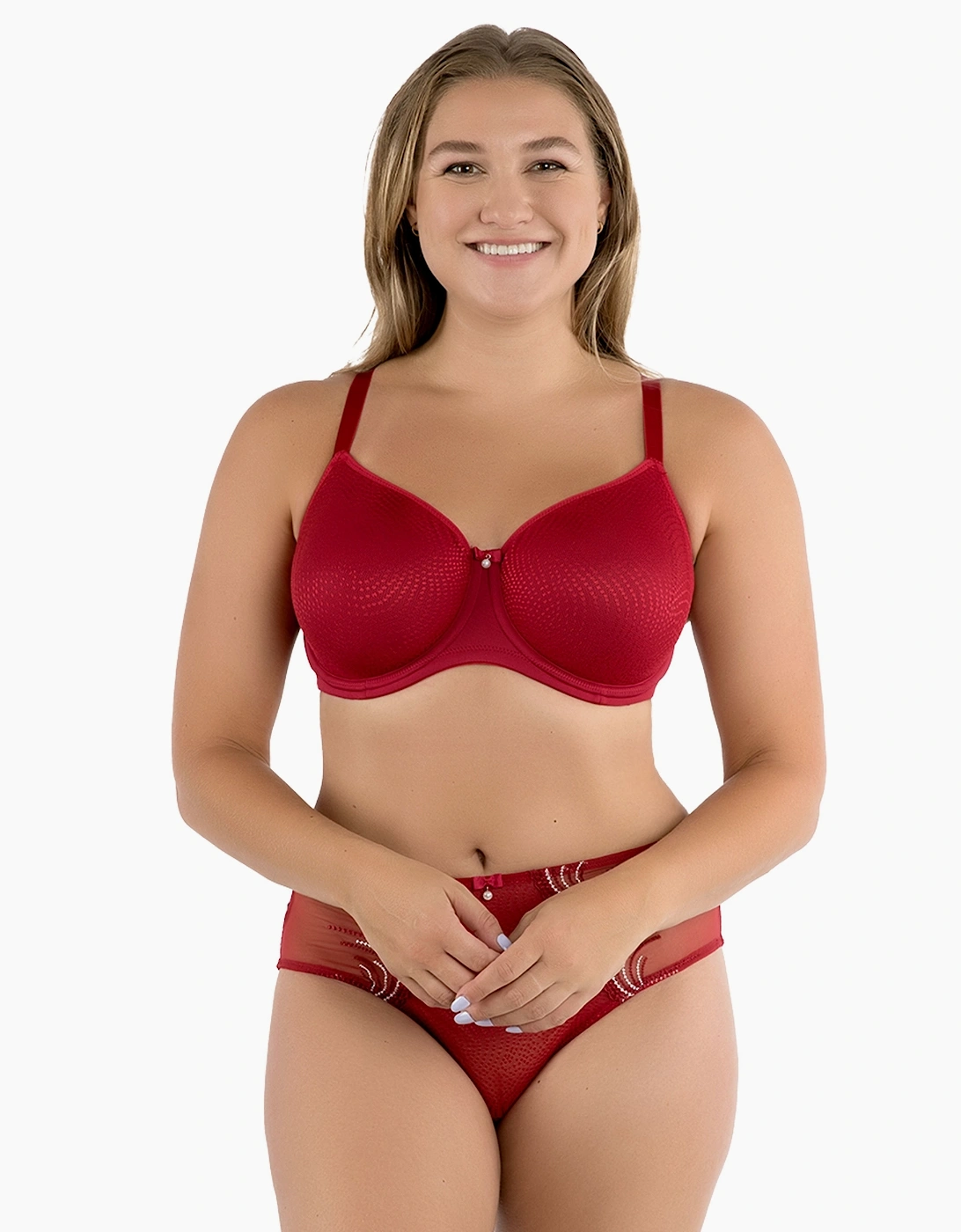 P60921 Parfait Pearl Unlined Seamless Minimiser Bra