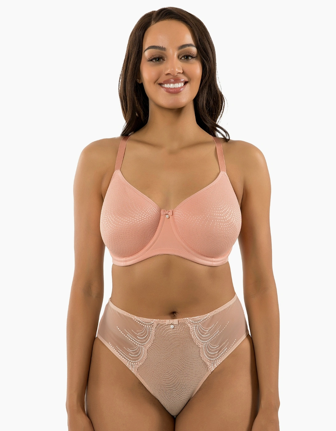 P60921 Parfait Pearl Unlined Seamless Minimiser Bra