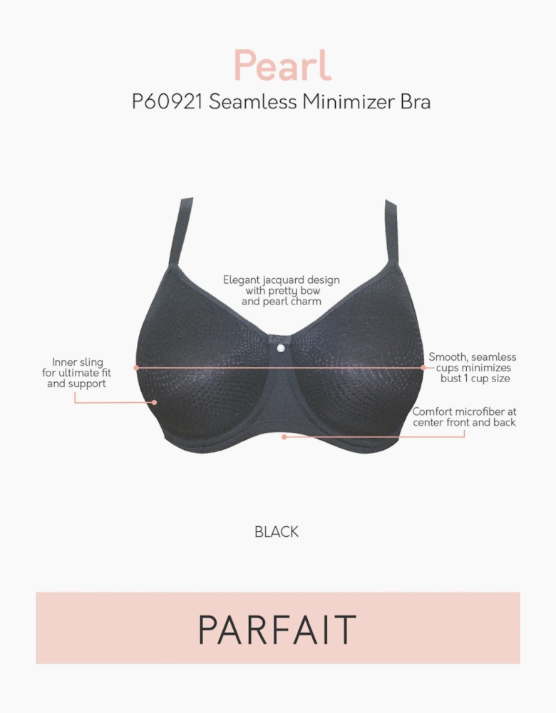 P60921 Parfait Pearl Unlined Seamless Minimiser Bra