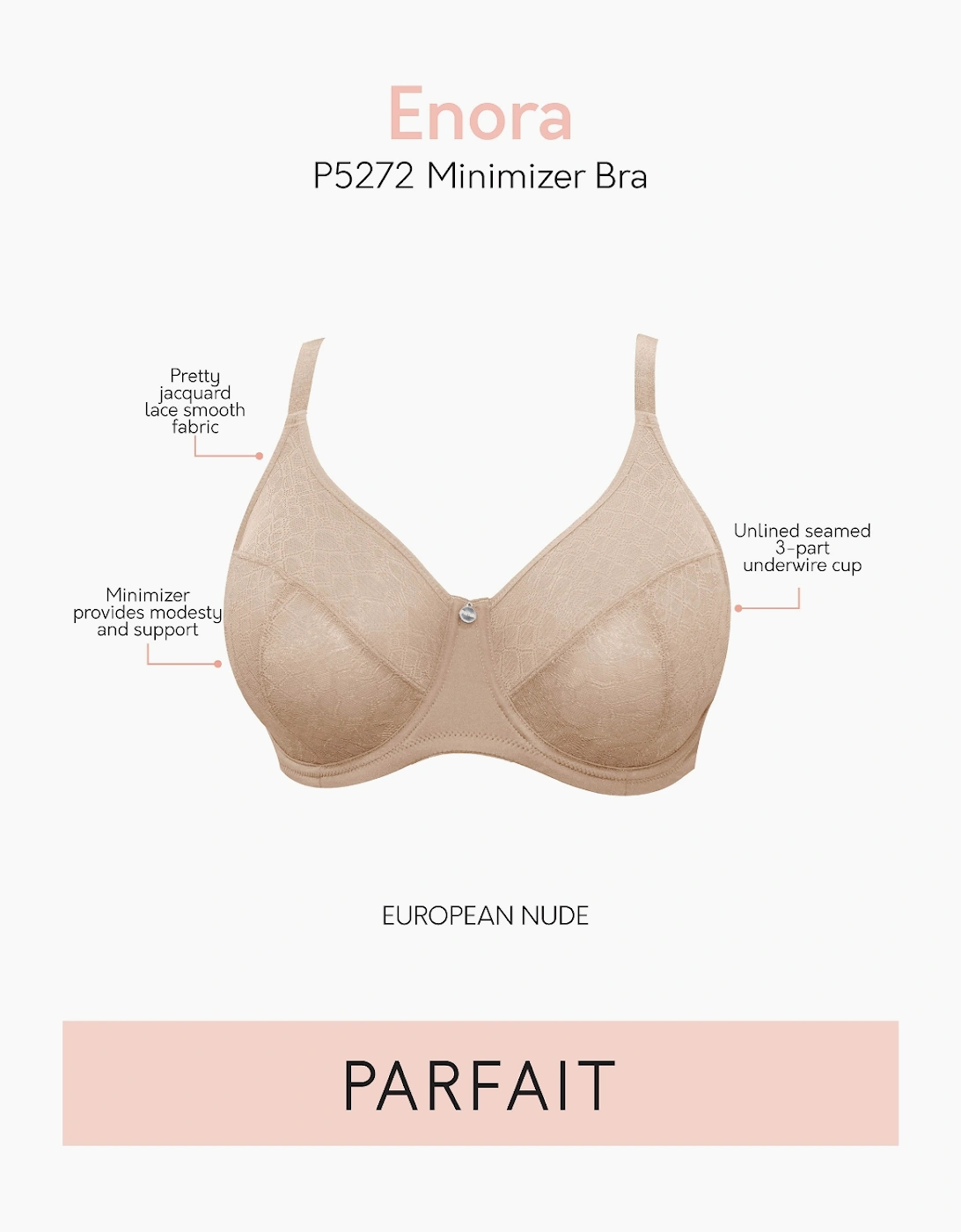 P5272 Parfait Enora Minimiser Bra