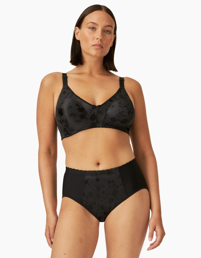 5363 Naturana Printed Minimiser Soft Cup Bra