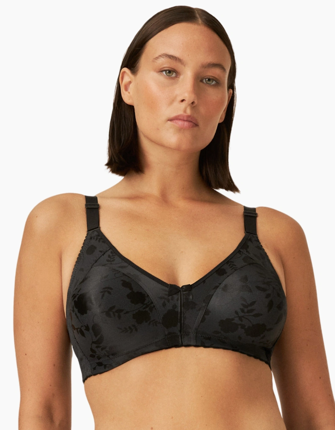 5363 Naturana Printed Minimiser Soft Cup Bra
