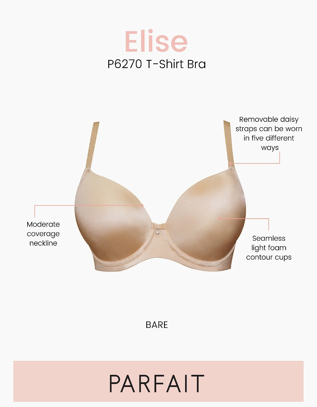 P6270 Parfait Elise T-Shirt Bra