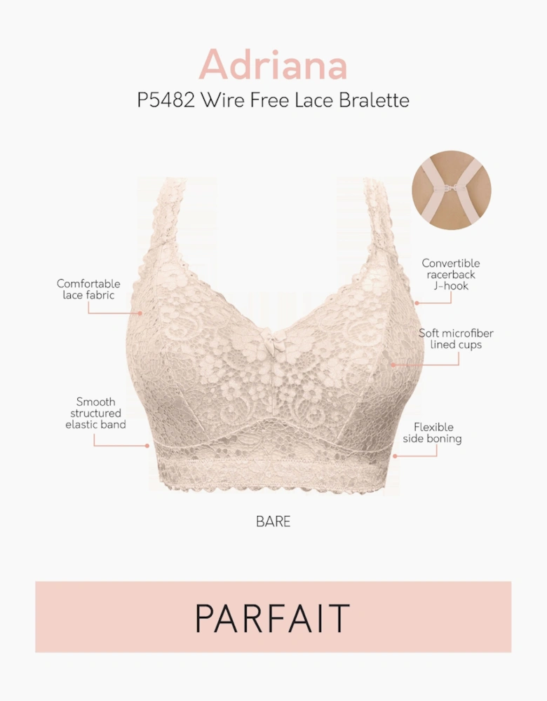 P5482 Parfait Adriana Lace Bralette