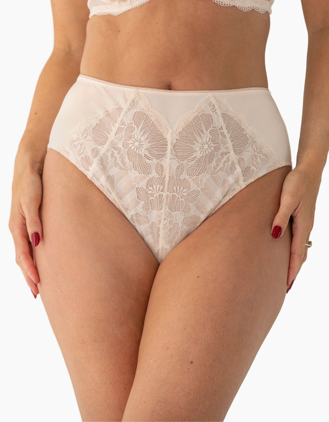 29526 Pour Moi Atelier Lace High Waist Deep Brief
