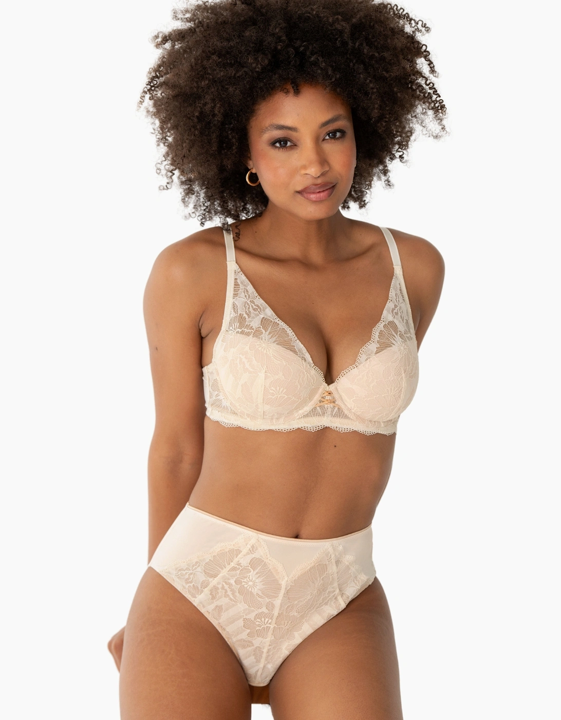 29526 Pour Moi Atelier Lace High Waist Deep Brief