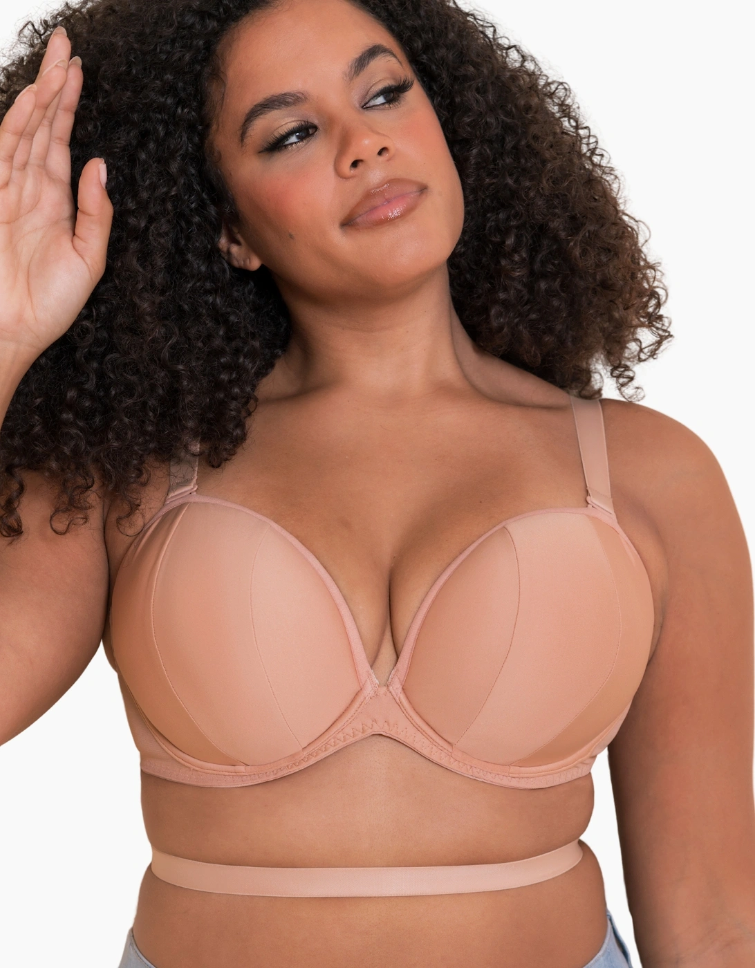 CK088108 Curvy Kate Superhero Multiway Padded Plunge Bra