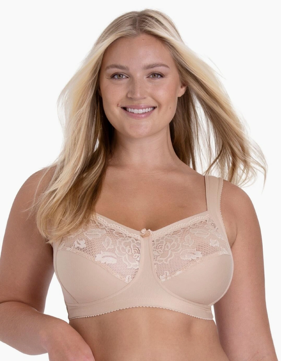 2393 Miss Mary Of Sweden Lovely Lace Non Wired Support Bra
