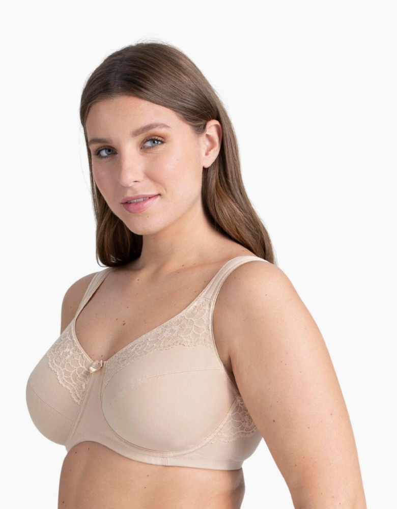 2472 Miss Mary Of Sweden Cotton Now Underwired Minimiser Bra