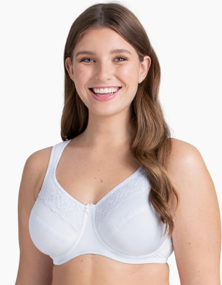 2472 Miss Mary Of Sweden Cotton Now Underwired Minimiser Bra