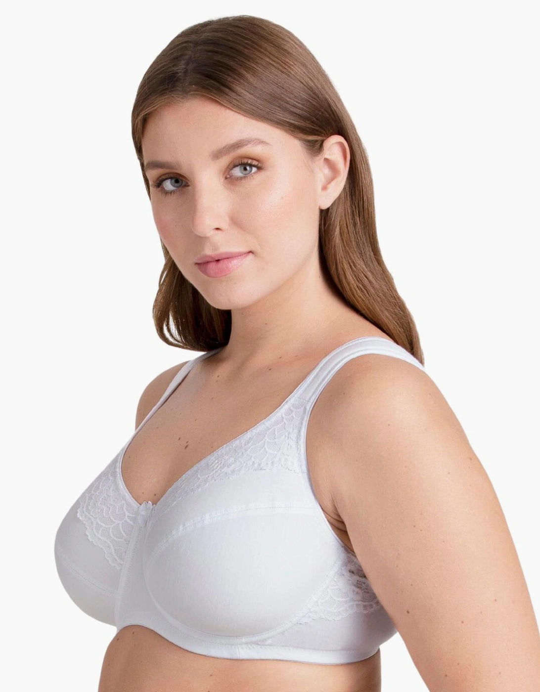 2472 Miss Mary Of Sweden Cotton Now Underwired Minimiser Bra